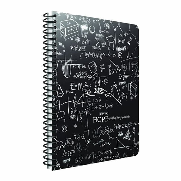 Gıpta Hope 19X26 100 Yaprak Kareli Spiralli Karton Kapaklı Defter