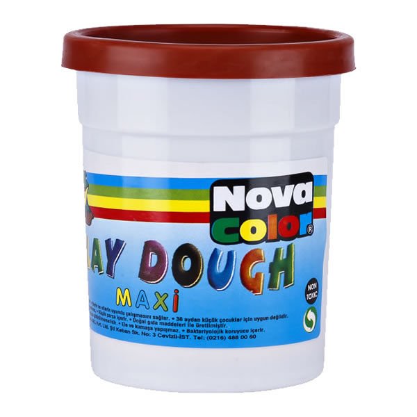 Nova Color NC-4144 Kaverengi Maxi Oyun Hamuru