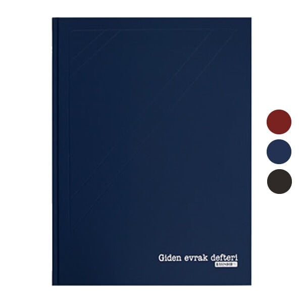 Bayındır BCD0280 24x34 72 Yaprak  Giden Evrak Defteri