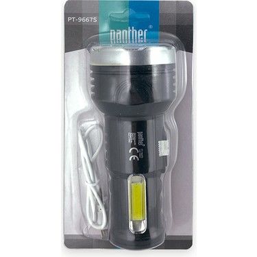 Panther PT-9667S Usb Şarjlı Fener