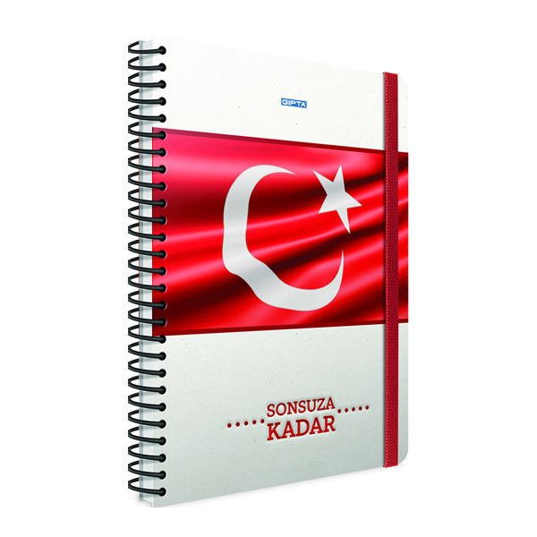 Gıpta Sonsuza Kadar 17x24 120 Yaprak Çizgili Sert Kapaklı Defter