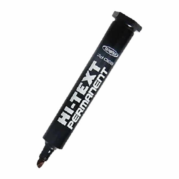HI-Text 830 PCS Kesik Uçlu Siyah Markör Kalem