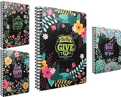 Gıpta Best Notes 17x24 80 Yaprak Kareli Spiralli Karton Kapaklı Defter