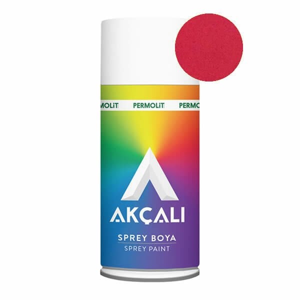 Akçalı 521 400 ml Floresan Koyu Kırmızı Sprey Boya