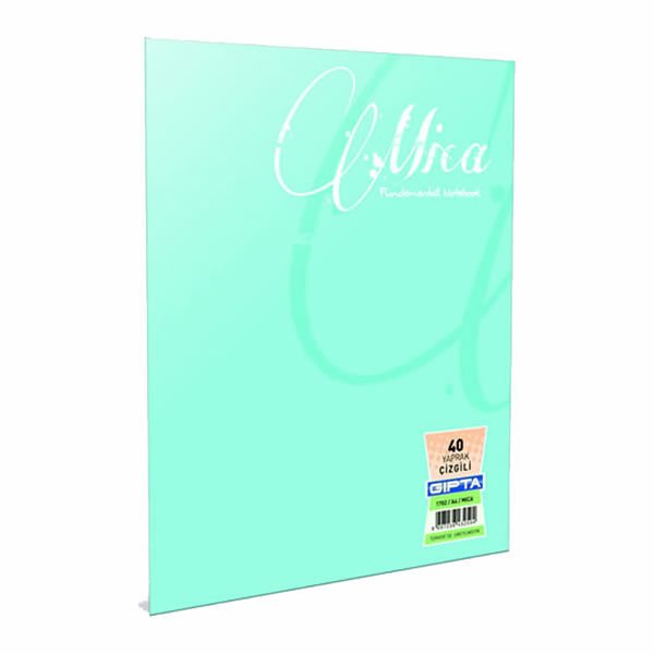 Gıpta Mica A4 100 Yaprak Çizgili Tel Dikişli Defter