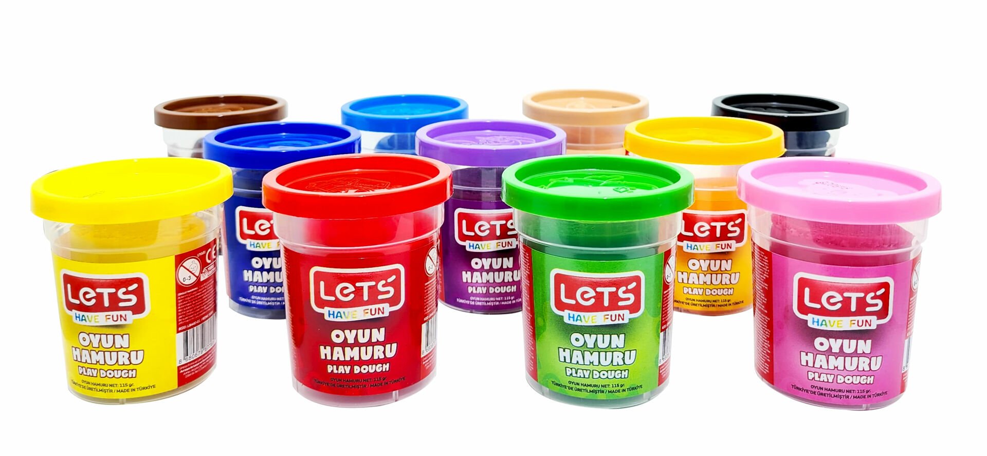 LETS L8440-1 115 GR SARI TEKLİ OYUN HAMURU