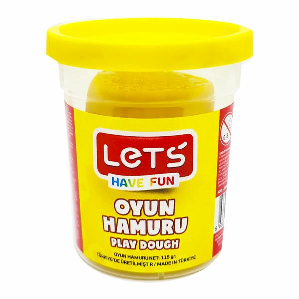 Lets L8440-1 115 gr Sarı Tekli Oyun Hamuru