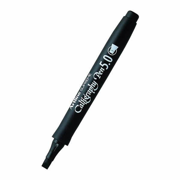 Artline LV-A-EPF-245 Supreme Calligraphy 5.0 mm Siyah Kaligrafi Kalemi