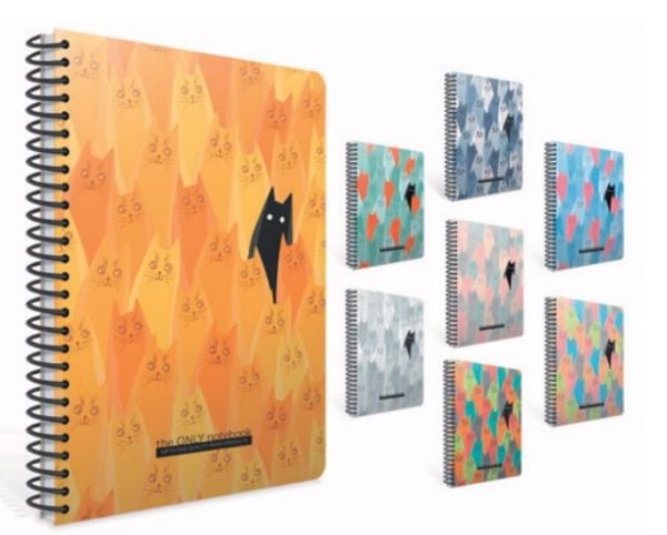Gıpta Only Note A4 100 Yaprak Kareli Spiralli Plastik Kapaklı Defter