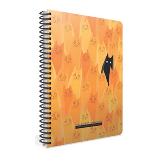 Gıpta Only Notes A4 100 Yaprak Çizgili Spiralli Plastik Kapaklı Defter