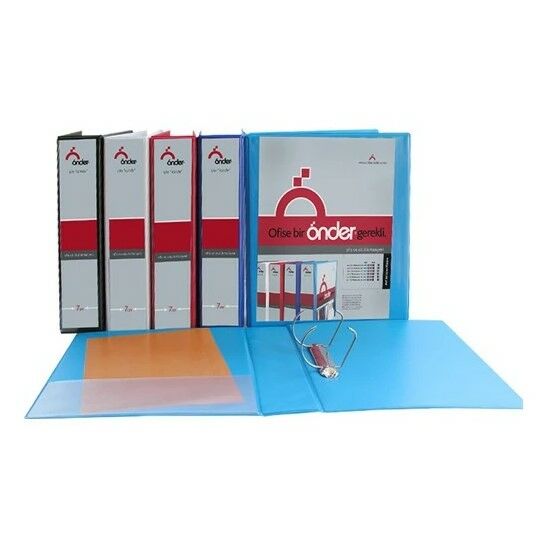 ÖNDER 2002-6 2 HALKALI 2 CM LACİVERT FİRMA KLASÖRÜ