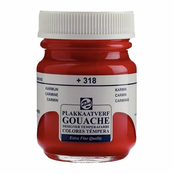 Talens 318 16 ml Carmıne Guaj Boya