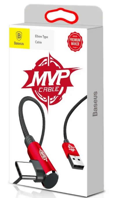 BASEUS CATMVP-B09 MVP ELBOW 2 MT TYPE-C ŞARJ KABLOSU