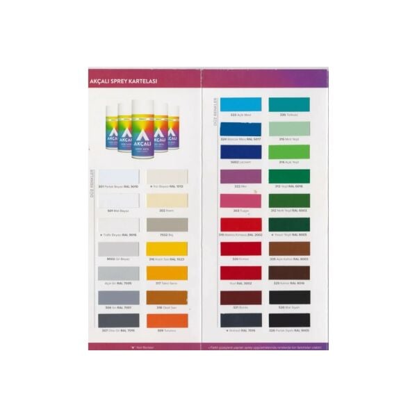 Akçalı 000 400 ml Parlak Vernik Sprey Boya