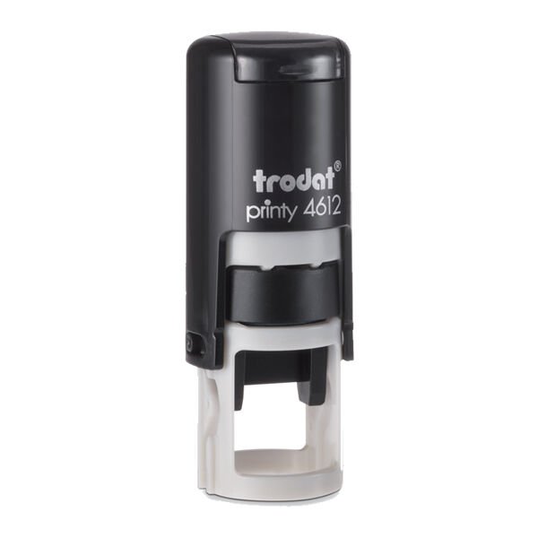 Trodat 4612 Siyah Gövde 12 mm Yuvarlak Küçük Kaşe Boş Kaşe