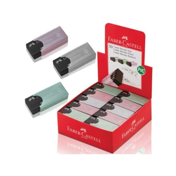 Faber-Castell Candy Pvc-Free Kılıflı Metalik Silgi