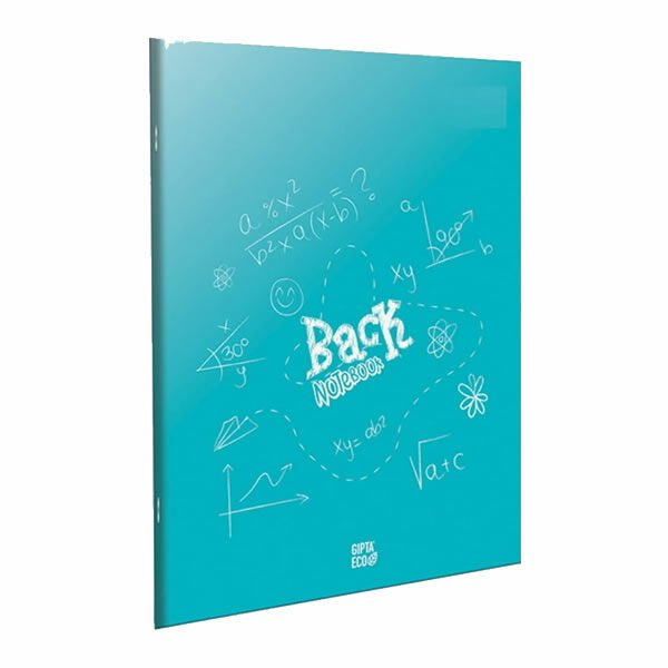 Gıpta Back A4 60 Yaprak Kareli Tel Dikişli Plastik Kapaklı Defter
