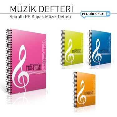 GIPTA NOW A4 60 YAPRAK SPİRALLİ MÜZİK DEFTERİ