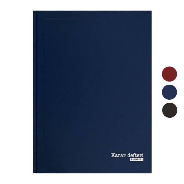 Bayındır BCD0110 24x34 72 Yaprak Karar Defteri