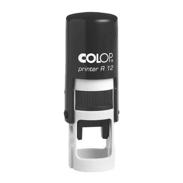 Colop Printer R12 Siyah Otomatik Yuvarlak Kaşe Boş Kaşe