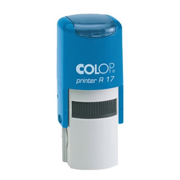 Colop Printer R17 Mavi Kasa Otomatik Yuvarlak Kaşe Boş Kaşe