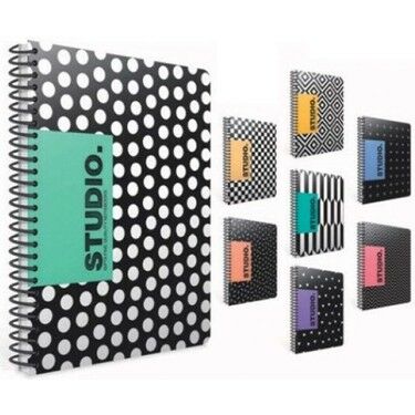 Gıpta Studio A4 80 Yaprak Çizgili Spiralli Karton Kapaklı Defter