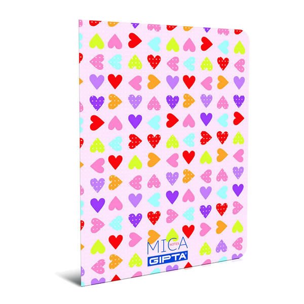 Gıpta Mica A5 80 Yaprak Kareli Tel Dikişli PP Kapaklı Defter