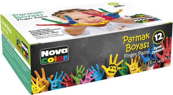 Nova Color NC-460 12 li Parmak Boyası