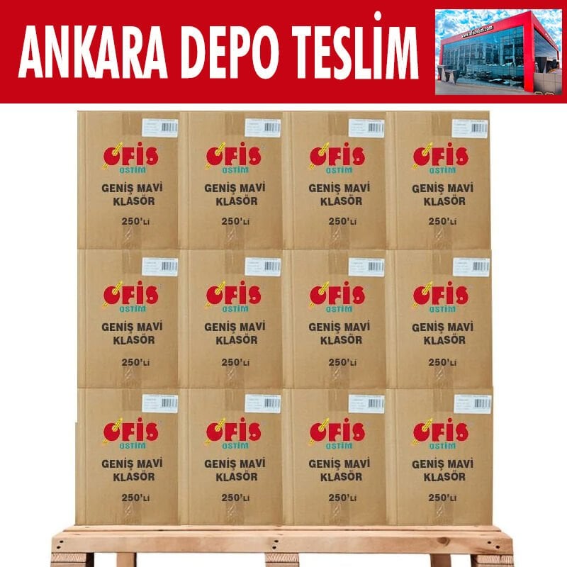 OFİS 250 Lİ GENİŞ MAVİ KLASÖR