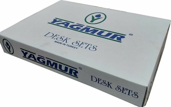 Yağmur YS-924 9 Parça Bordo-Siyah Lüx Şeritli Sümen Takımı