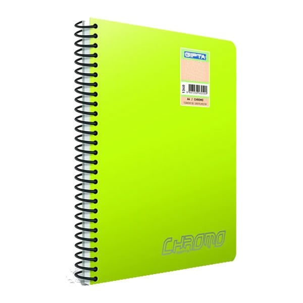Gıpta Chromo A5 80 Yaprak Kareli Spiralli Defter