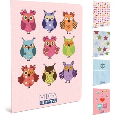 Gıpta Mica A5 60 Yaprak Kareli Tel Dikişli PP Kapaklı Defter