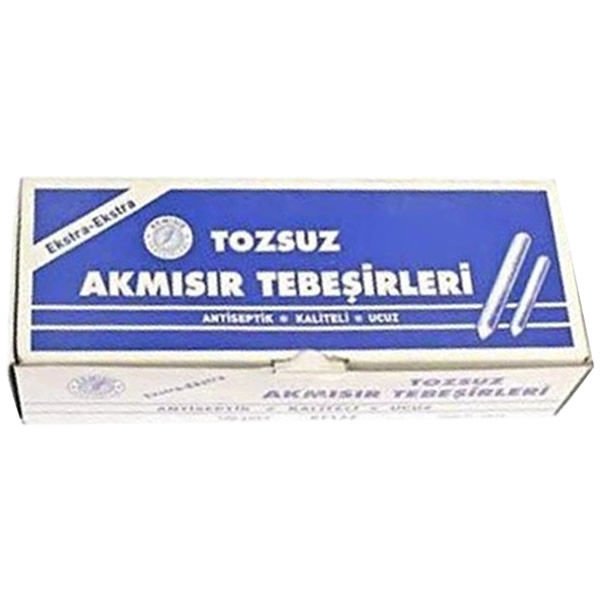 AKMISIR 100 LÜ BEYAZ TOZSUZ TEBEŞİR