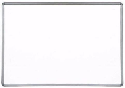 İnter INT-603-2 100x140 Alüminyum Çerçeve Manyetik Yüzeyli Duvara Monte Beyaz Yazı Tahtası