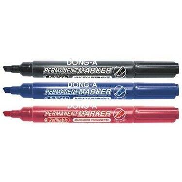 Dong-A 233520 Yuvarlak Uçlu Mavi Permanent Markör Kalem