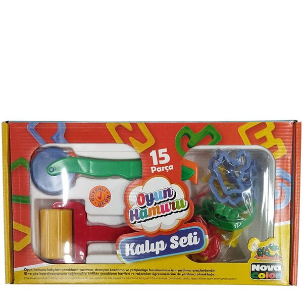 NOVA COLOR NC-850 HARF&SAYI OYUN HAMURU KALIP SETİ