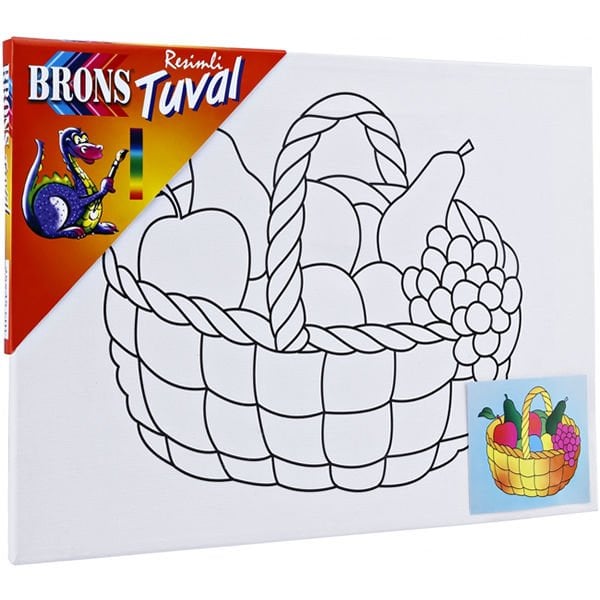 Brons BR-360 25x35 cm Resimli Tuval