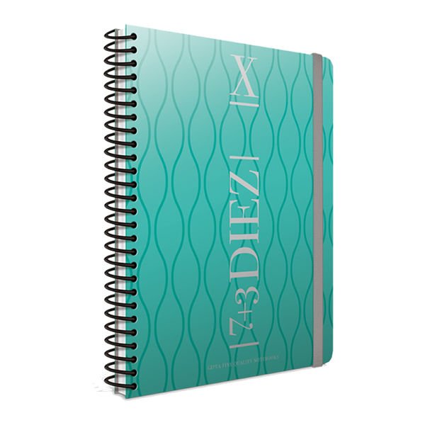 Gıpta Diez A4 160 Yaprak 7+3 Spiralli Pp  Kapaklı Defter
