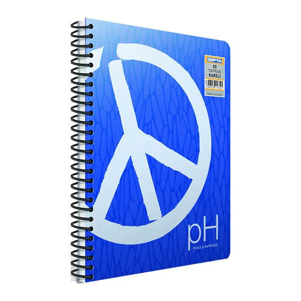 Gıpta Ph A5 100 Yaprak Çizgili Spiralli Defter