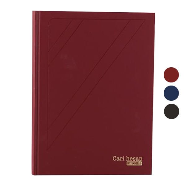 Bayındır BCH3320 17x24 320 Yaprak Dikey Cari Hesap Defteri