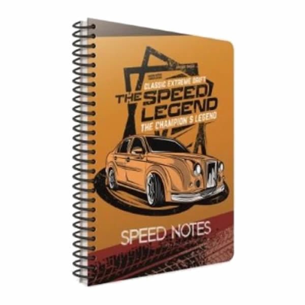 Gıpta Speed Notes A4 80 Yaprak Çizgili Spiralli Karton Kapaklı Defter