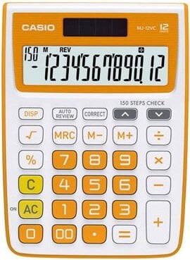 Casio MJ-120D Plus 12 Haneli İşlem Kontrollü Masaüstü Hesap Makinesi