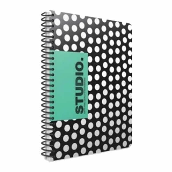Gıpta Studio 17x24 80 Yaprak Çizgili Spiralli Karton Kapaklı Defter
