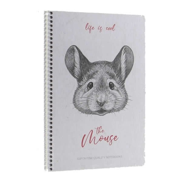 Gıpta Life Is Cool A4 100 Yaprak Kareli Spiralli Plastik Kapaklı Defter