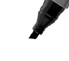 Bic 8209263 2300 Kesik Uçlu Siyah Markör Kalem