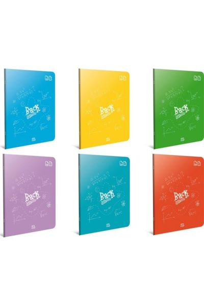 Gıpta Back A4 60 Yaprak Çizgisiz Tel Dikişli Plastik Kapaklı Defter