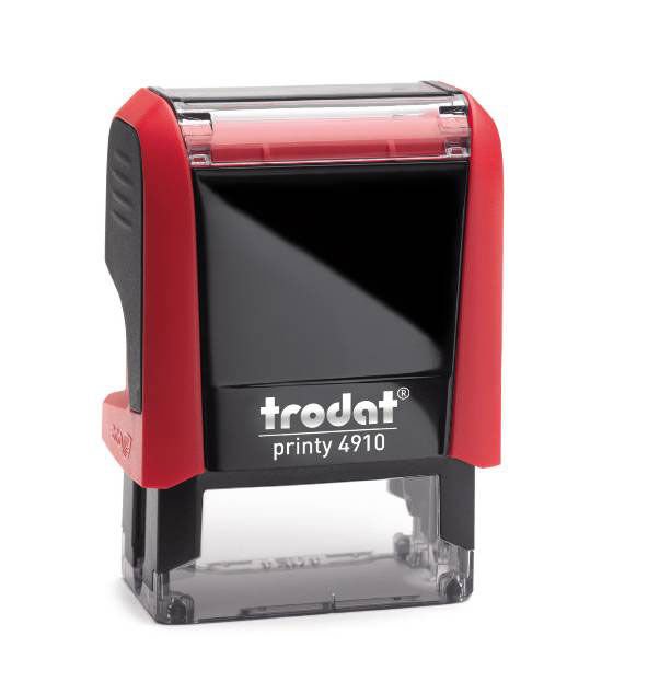 Trodat 4910 P4 Kırmızı Gövde Kırmızı Keçe Kaşe