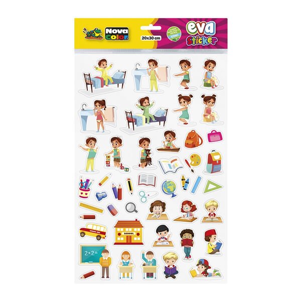 Nova Color NC-688 Eğitim Sticker Eva
