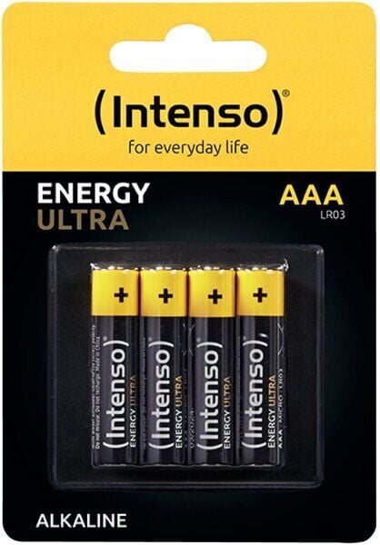 İntenso PBIN-557 LR03 AAA Boy Ultra Alkalin 4lü İnce Kalem Pil