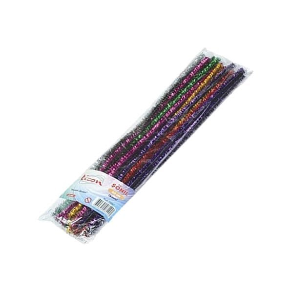 Ticon 79887 25 li 30 cm 6 mm Metalik Renkler Şönil